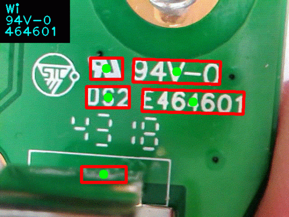 Computervision Identifizierung von Schlüsselmerkmalen auf einem Produkt